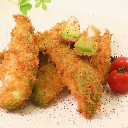 炸番茄和牛油果