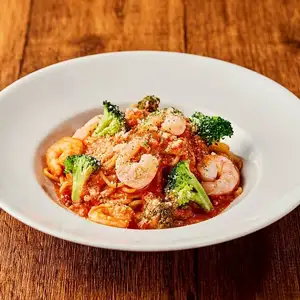 새우와 브로콜리 토마토 크림 파스타