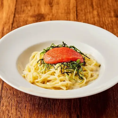 バター醤油香る　明太子クリームパスタ