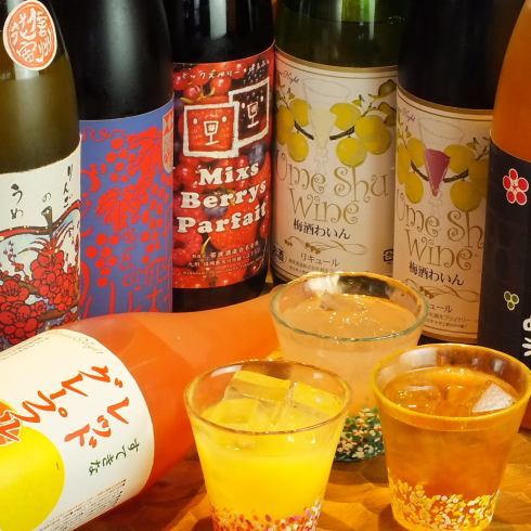 厳選された全国の地酒・本格焼酎等100種以上。珍酒多数ご用意