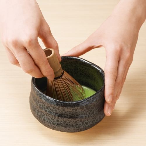 心を込めた抹茶を堪能♪