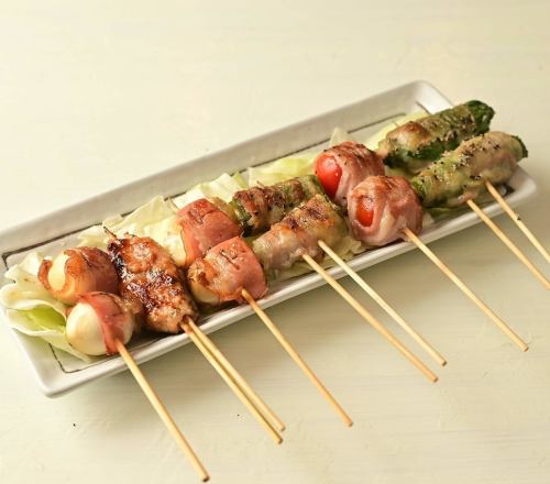 Skewers that can be enjoyed by one person