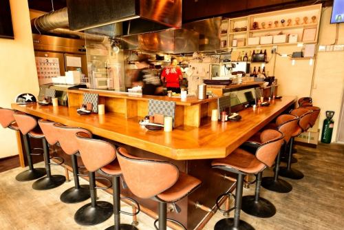 気軽に使えるカウンター席