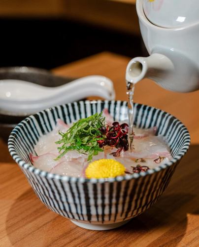 Today's seafood broth chazuke