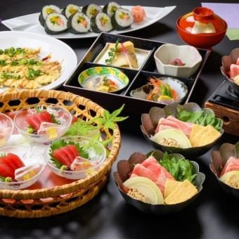 【気の合う仲間とご友人との宴会にピッタリ】季節の宴会コース【120分飲み放題付き　L.O15分】