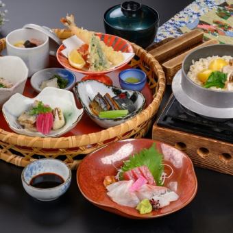 【四季を感じ、旬を味わう】季節の花かご御膳　ーディナーー　