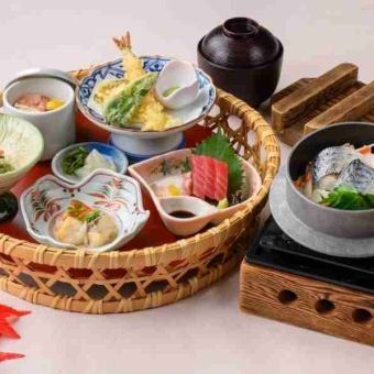 【旬を味わう】季節の花かご御膳　ーランチー　