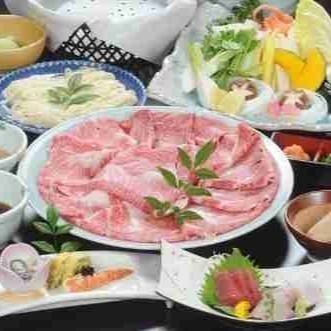 ★国産牛ロース肉★しゃぶしゃぶ会席