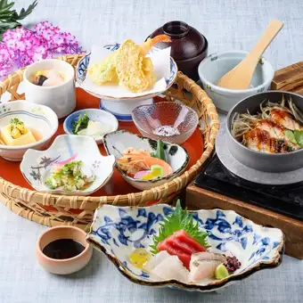 【旬を味わう】季節の花かご御膳　お造り付