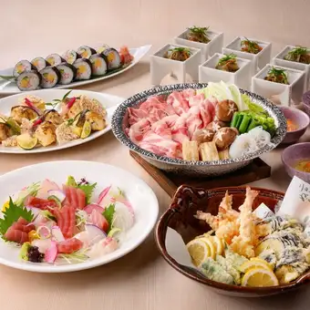 【同窓会・親睦会に！】季節の宴会コース〈120分飲み放題付・L.O.15分前〉