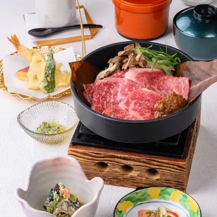 [Limited to September and October] Beef and Mushroom Hoba Miso Set Meal