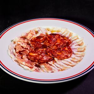 3种生火腿拼盘