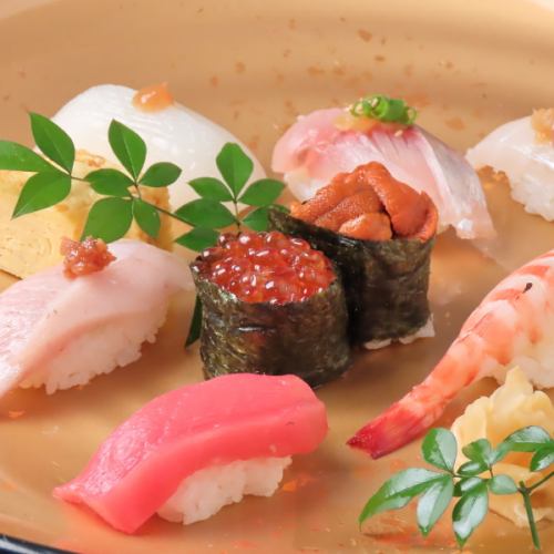 自家製醤油で味わう握り