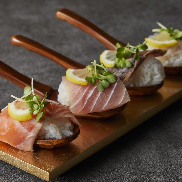 24時まで営業中★【個室居酒屋】匠の技・れんげ寿司に焼き鳥・馬刺しなど海と山の素材を使った創作和食♪