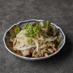 鶏皮のねぎポン酢