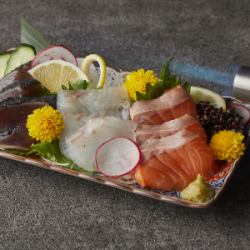 【海鮮】海鮮三種盛合わせ/炙り海鮮三種盛り