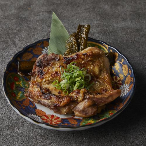 鶏ももの大判！！和風炙り焼き（こぶ締め）