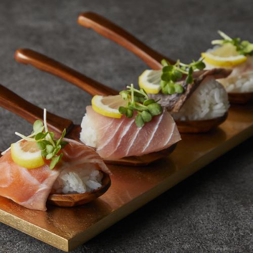 レンゲ寿司4種盛り合わせ