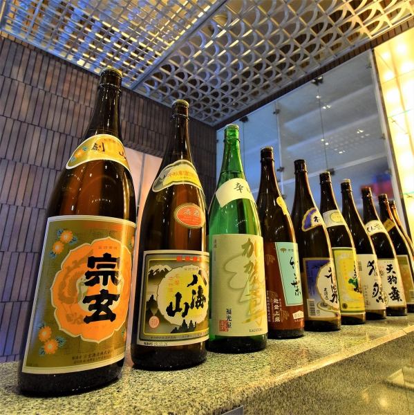 We have collected famous sake carefully selected from a wide variety of sake breweries!Enjoy it with your meal◎