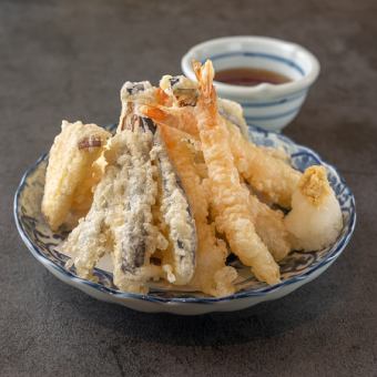 本日の天ぷら盛り合わせ