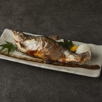 旬鮮魚　一本焼き