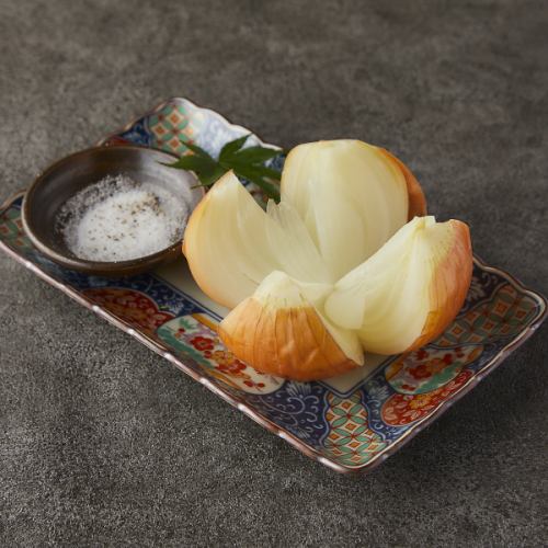 丸ごと玉ねぎ炭火焼き