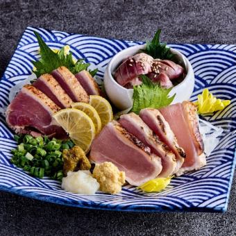 当店名物!鶏刺し三種盛り合わせ