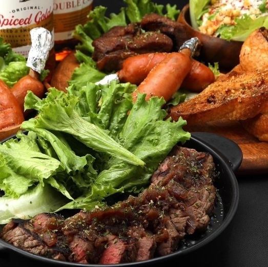 【2時間飲み放題】ギルドシザー王道鉄板5000円コース 全5品 5000円(税込)　三島で楽しい飲み会が体験◎