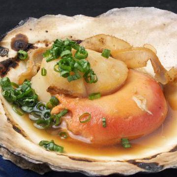 ホタテのバター醤油焼き（二枚）