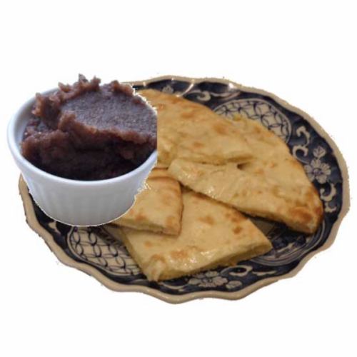 Bean paste naan