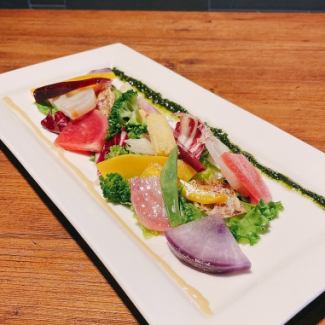 彩り野菜のサラダ～レモン風味のおつまみ野菜～