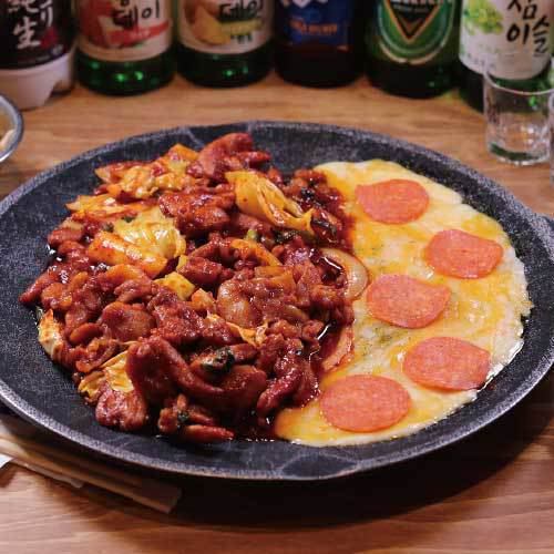 釜蓋チーズダッカルビセット 1人前