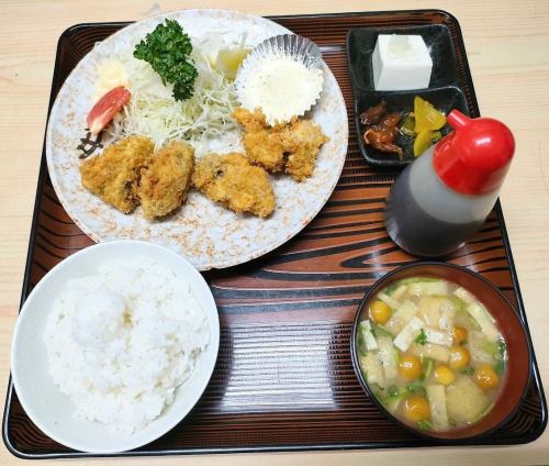 カキフライ定食