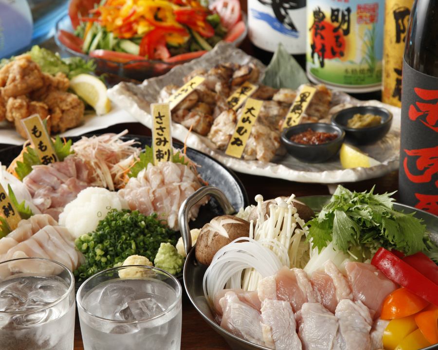 産地直送の鮮度抜群の鶏♪焼酎やワインに合う地鶏料理屋☆本格派地鶏料理を堪能！！