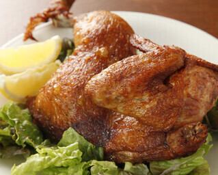 大山地鶏半身揚げ