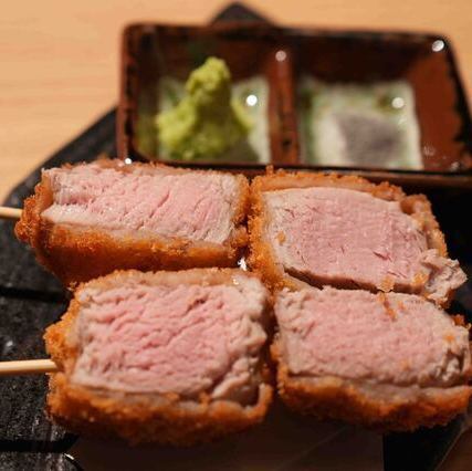 国産豚ヒレレアカツ串 1本