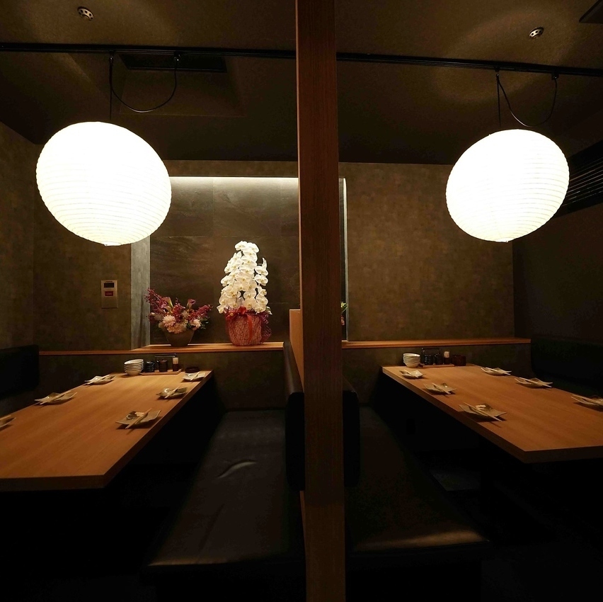 Enjoy your meal in a relaxed atmosphere with soft lighting and spacious seating.