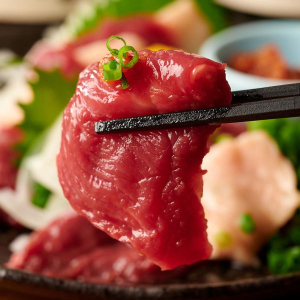 [Our recommendation] "Kasumi Course" where you can enjoy horse meat and seafood from Kumamoto Prefecture