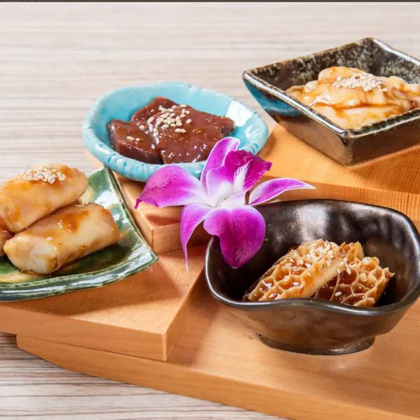 【石垣牛】炙りユッケ/レバーしゃぶ/カルビ/ホルモン