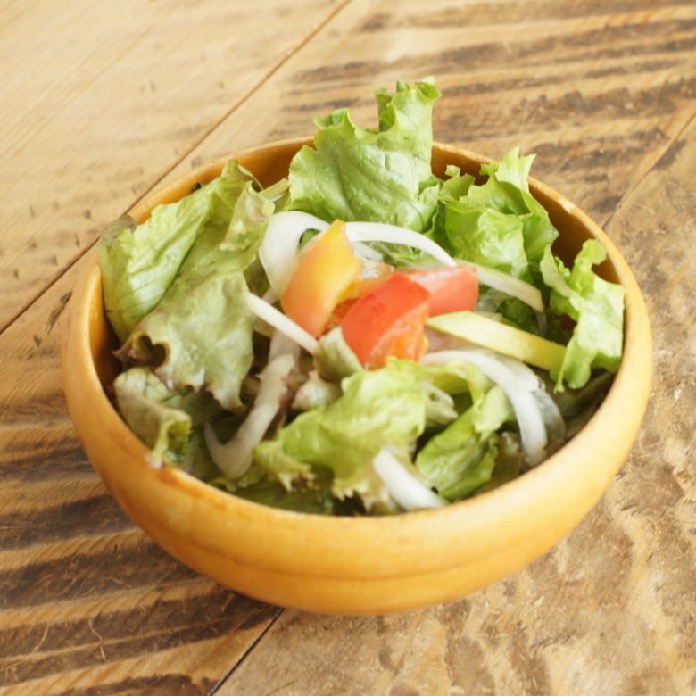 Colorful vegetable green salad