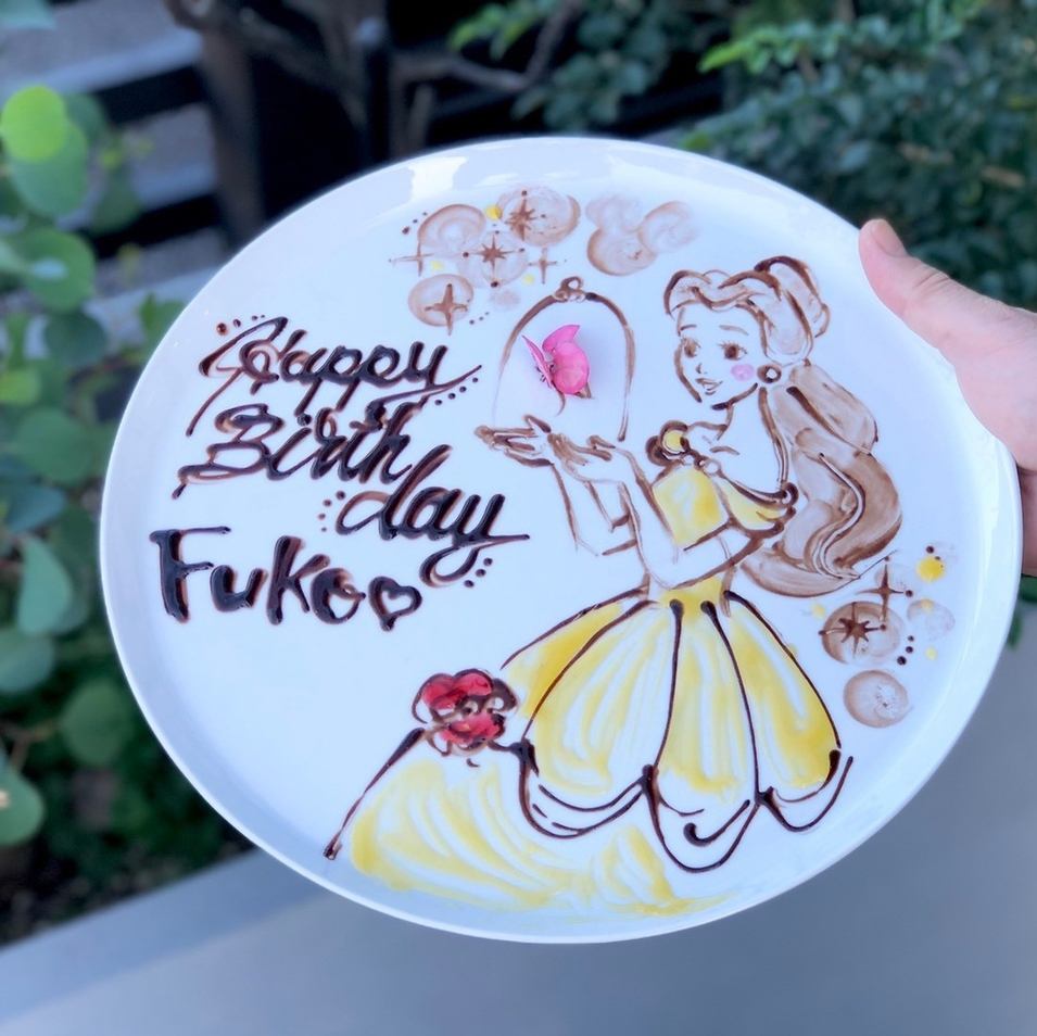 メッセージプレートをご用意しております！