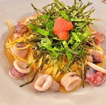 イカの明太子クリーム