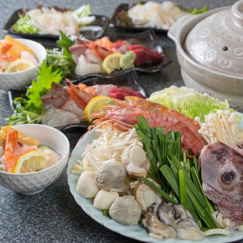 鍋のコース料理もご用意