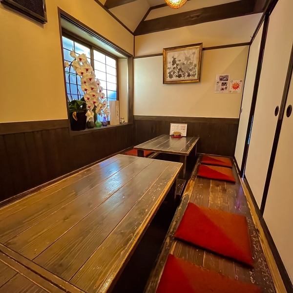 [Completely equipped with a horigotatsu private room] We also have a private room that can accommodate up to 10 people.Perfect for various banquets, entertaining guests, and family dinners. These are popular seats, so make your reservations early!