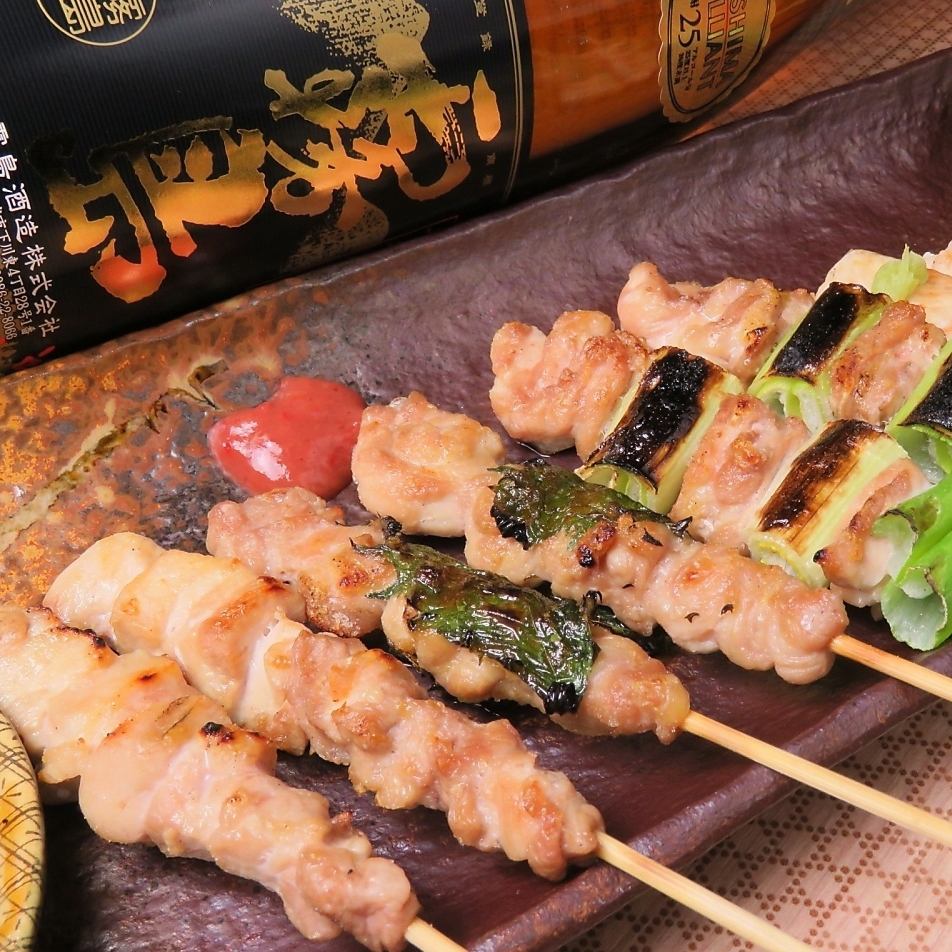 焼き鳥全40種以上！リーズナブルな居酒屋メニューが豊富♪
