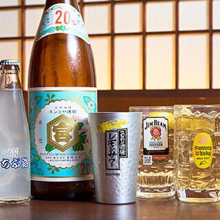 120分钟无限畅饮高级单品◆超碳酸酸、朝日超级干、日本酒等无限畅饮！