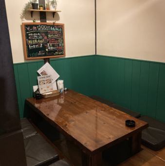 座敷最大12名様お席の結合可能です！