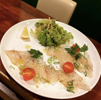真鯛のカルパッチョ