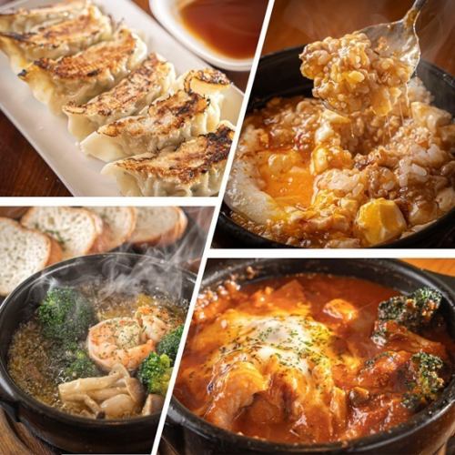 幅広いジャンルを楽しめるシェフ渾身の料理