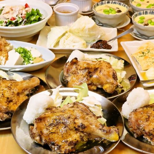 鶏専門店の大満足コース★2時間飲放+12品2980円♪